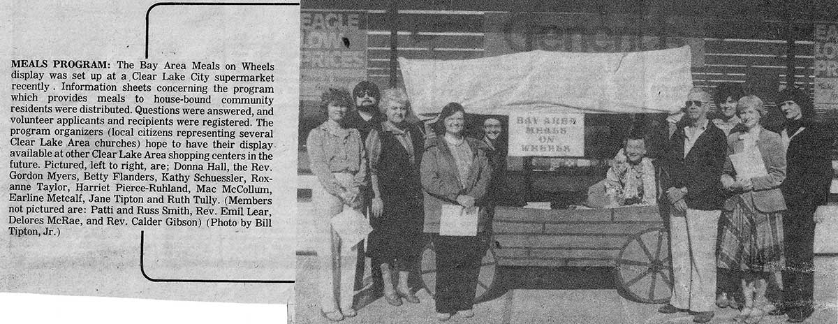 History of Bay Area Meals on Wheels - Bay Area Meals On Wheels